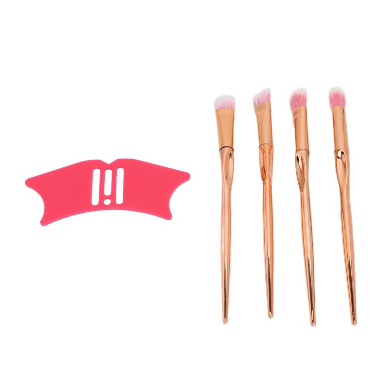 Nose Shadow Tool: Soft Non-Fragile Silicone Makeup Stencil - Multi-Functional Quick Makeup Guide for Beginners Lip and Eye Makeup - Image 5