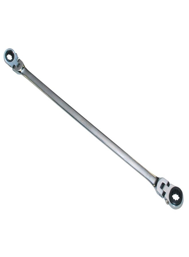MOUNTAIN 5/16" x 3/8" SAE Double Box Universal Spline Ratcheting Wrench; Reversible, 120 Tooth Design; MTNRF71612 - Image 1