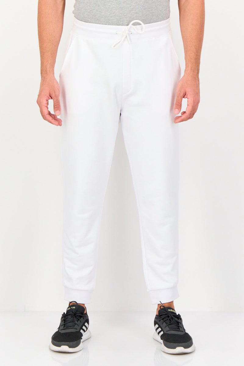 Celio Men Regular Fit Solid Sweatpants, White - Image 1