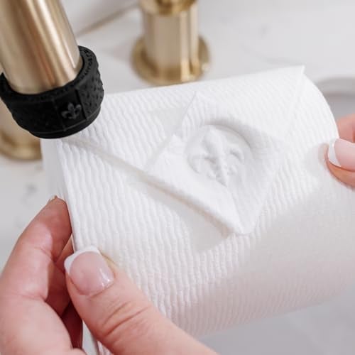 BURU SOLUTIONS Toilet Paper Stamp Royalty (Fleur de Lis) - Add a Unique Personal Touch to Your Bathroom Decor! Enhance Your Home Decor. Ideal for Housekeeping, Hotels, Rentals, Home Staging Decor - Image 2