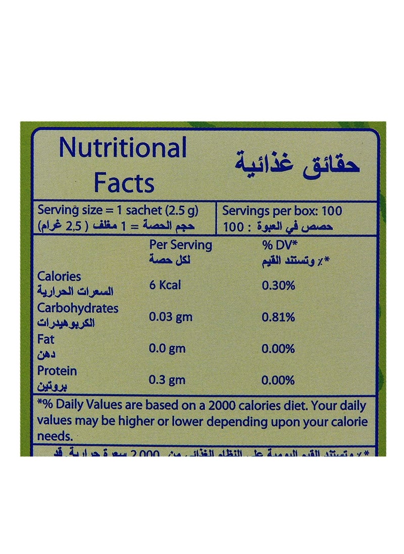 Steviana - Steviana Sweetener From Stevia Leaves pack of 100pieces - Image 1