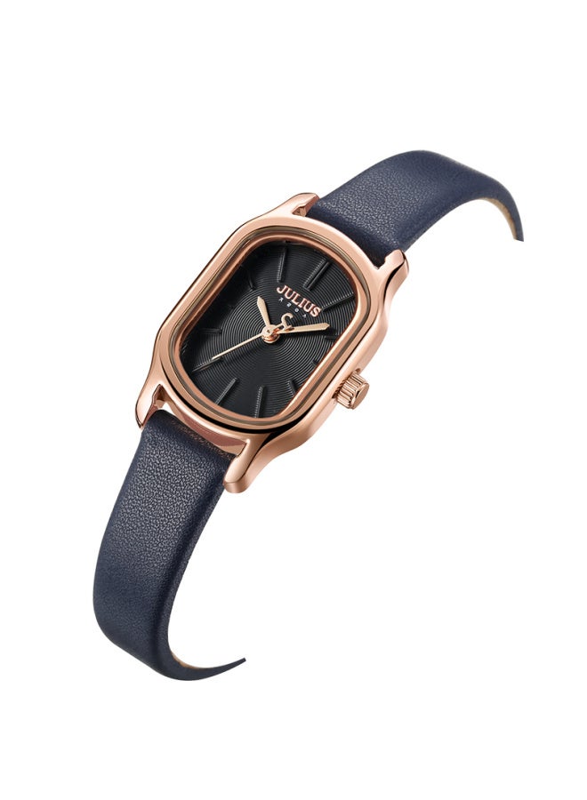 Julius Women's Watch, Valentine's Day Birthday Gift For Girlfriend, Fashionable Student Quartz Ladies Watch, Blue Ja-1112e - Image 4