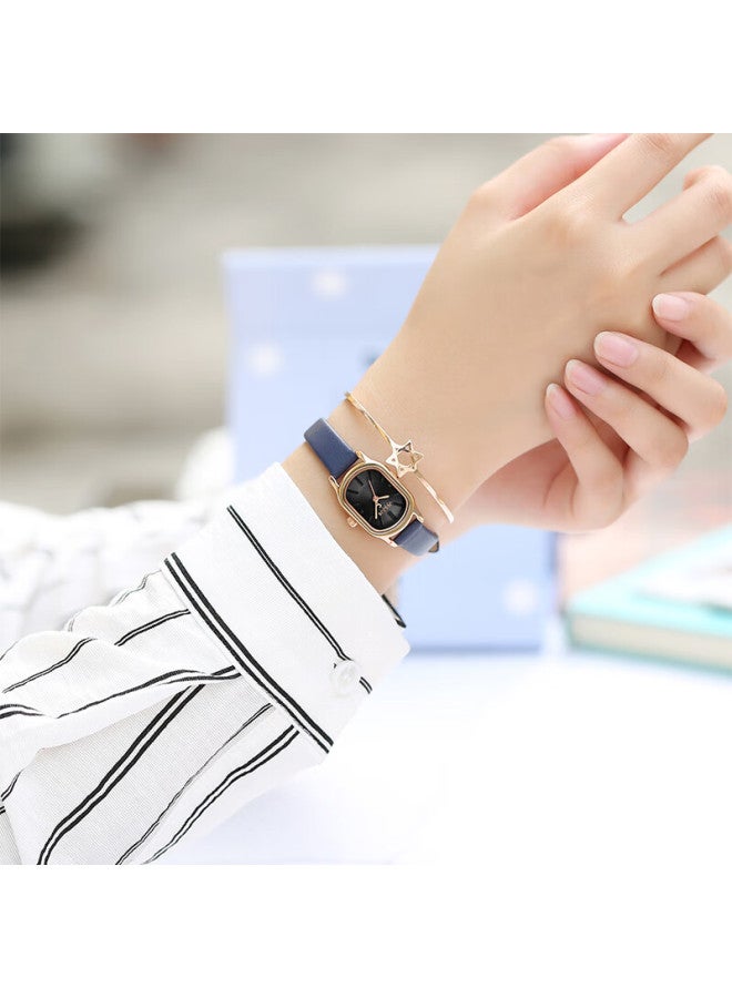 Julius Women's Watch, Valentine's Day Birthday Gift For Girlfriend, Fashionable Student Quartz Ladies Watch, Blue Ja-1112e - Image 1