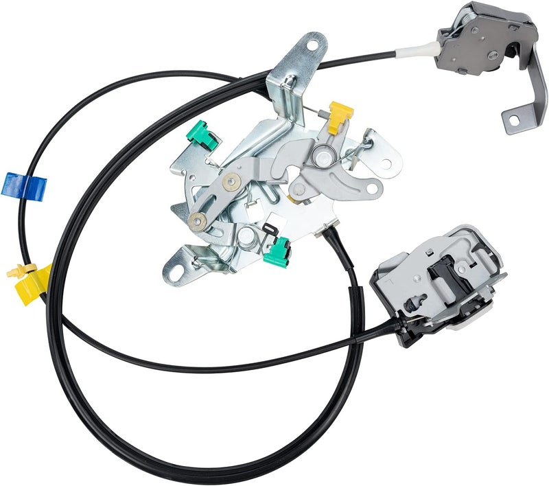 Qagea Rear Door Lock Latch & Cable - Left Driver Side for 1999-2007 Ford Super Duty - Image 1