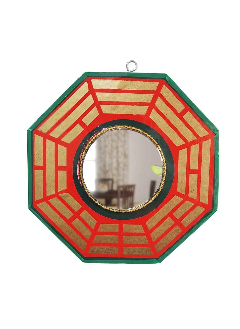 BLESS KRAFT Bless Kraft Bagua Mirror for Vastu Feng Shui Convex Bagua Mirror Positive Energy Protection Wall Door Hanging for Home and Office Referred by Vastu Expert Bless_Bagua_Mirror_9_New 