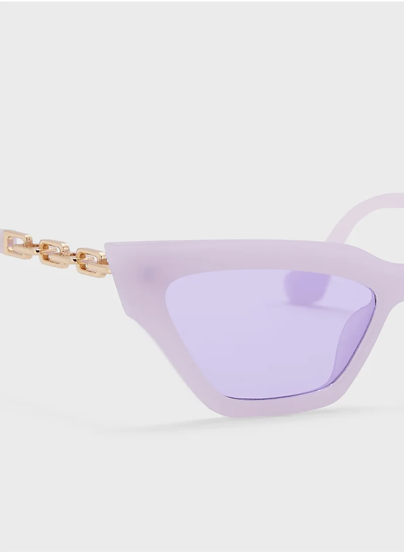 ELLA Chain Arm Cat Eye Sunglasses