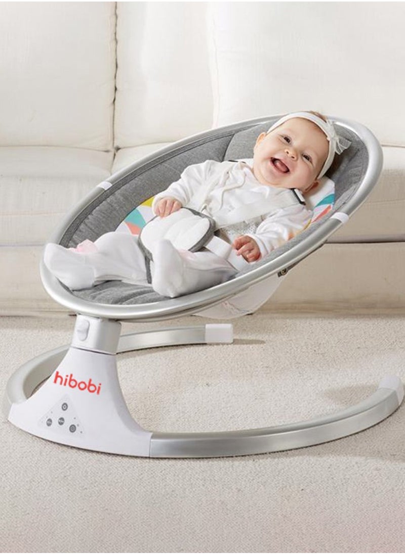 Baby Swing for Infants,Comfort Cradling Baby Rocker Portable Newborn Electric Rocking Chair with Music and Mosquito Net,Gray - pzsku/ZDEB41D667843AE07B8BEZ/45/_/1707141098/f94cbdae-81a0-4faf-a6ce-7a37a1666e6a