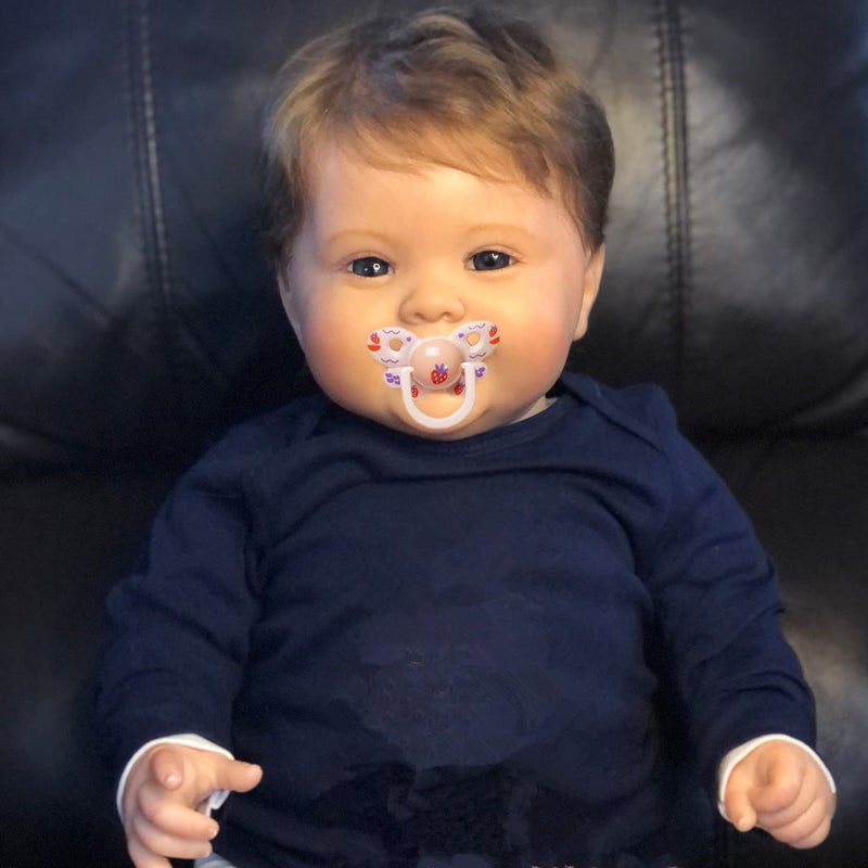 KOKOMANDY Reborn Baby Dolls 24inch Really Cute Toddler Boy Baby Doll That Look Real Realistic Soft Silicone Newborn Baby Babies Gifts for Kids Age 3+ - Image 5