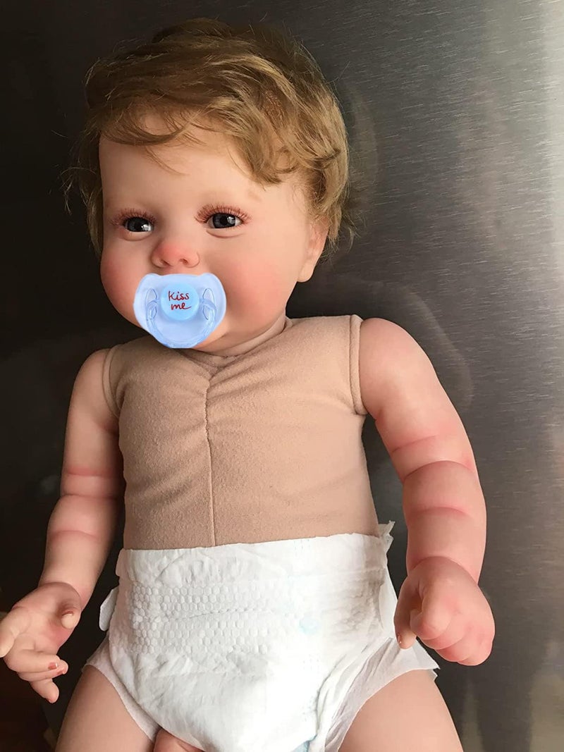 KOKOMANDY Reborn Baby Dolls 24inch Really Cute Toddler Boy Baby Doll That Look Real Realistic Soft Silicone Newborn Baby Babies Gifts for Kids Age 3+ - Image 2