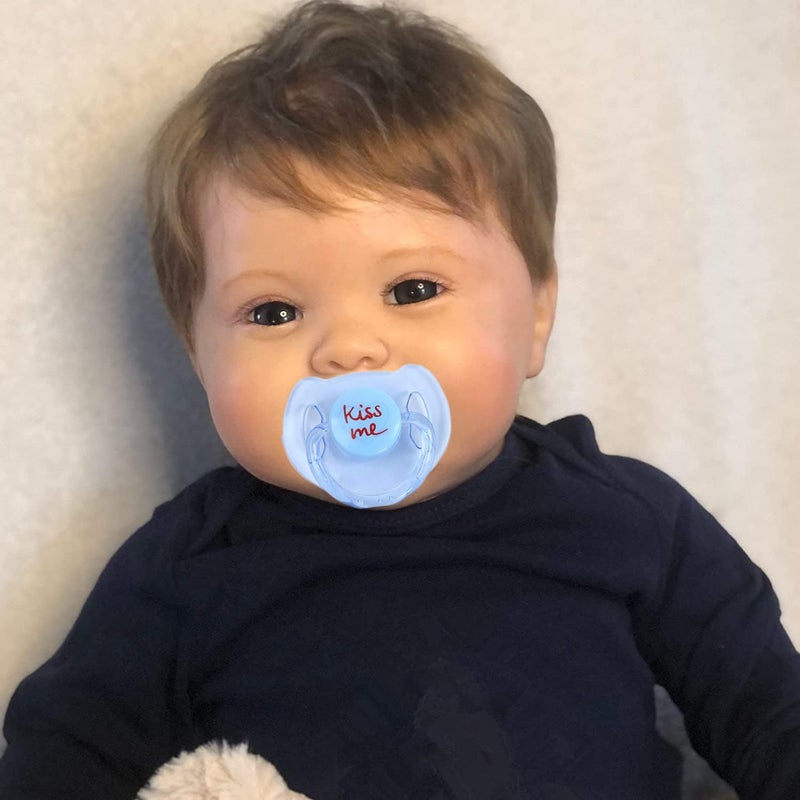 KOKOMANDY Reborn Baby Dolls 24inch Really Cute Toddler Boy Baby Doll That Look Real Realistic Soft Silicone Newborn Baby Babies Gifts for Kids Age 3+ - Image 3