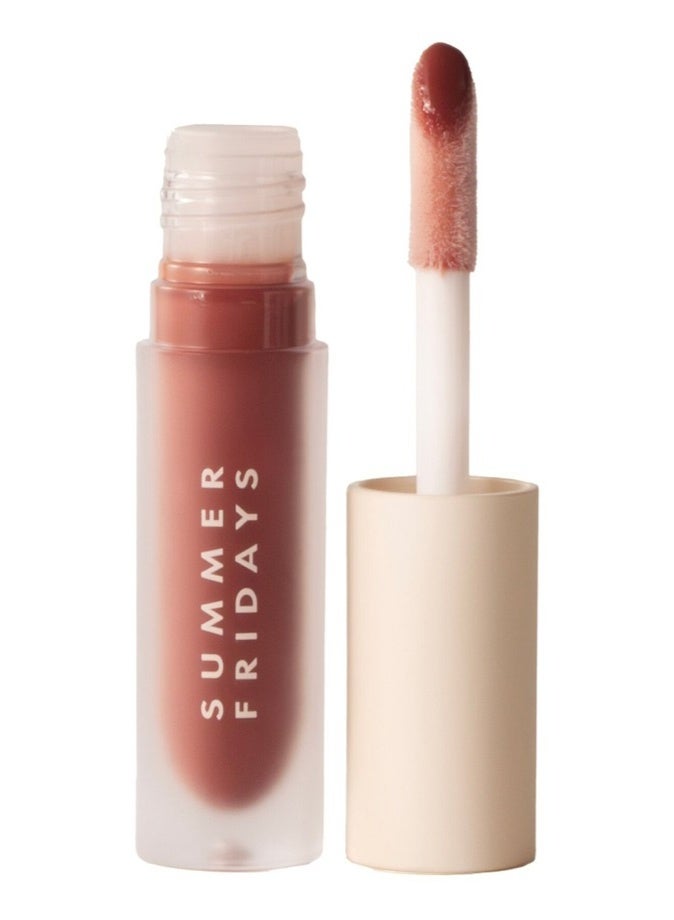 Summer Fridays Dream Lip Oil - Hydrating Translucent Lip Gloss, Swarm Beige 4.5ml - Image 1