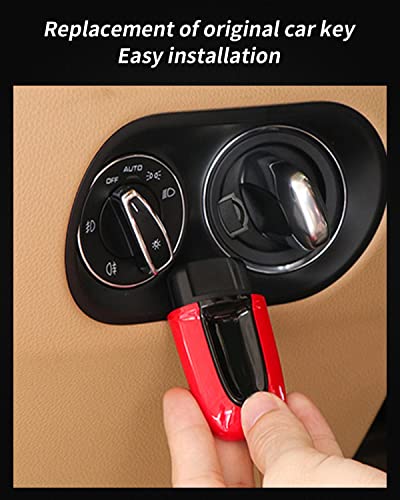 LIMBQS Red Entry and Drive Comptatible with Porsche Cayenne Panamera Macan 911, Keyless Enter Cover Comptatible with Porsche 718 (New) - Image 5