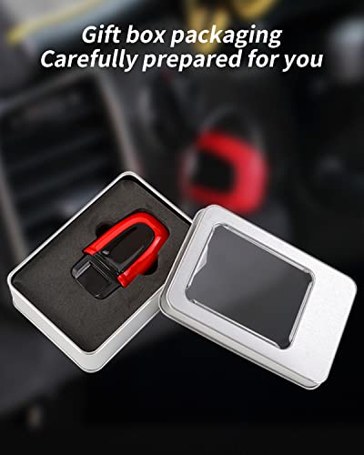LIMBQS Red Entry and Drive Comptatible with Porsche Cayenne Panamera Macan 911, Keyless Enter Cover Comptatible with Porsche 718 (New) - Image 4