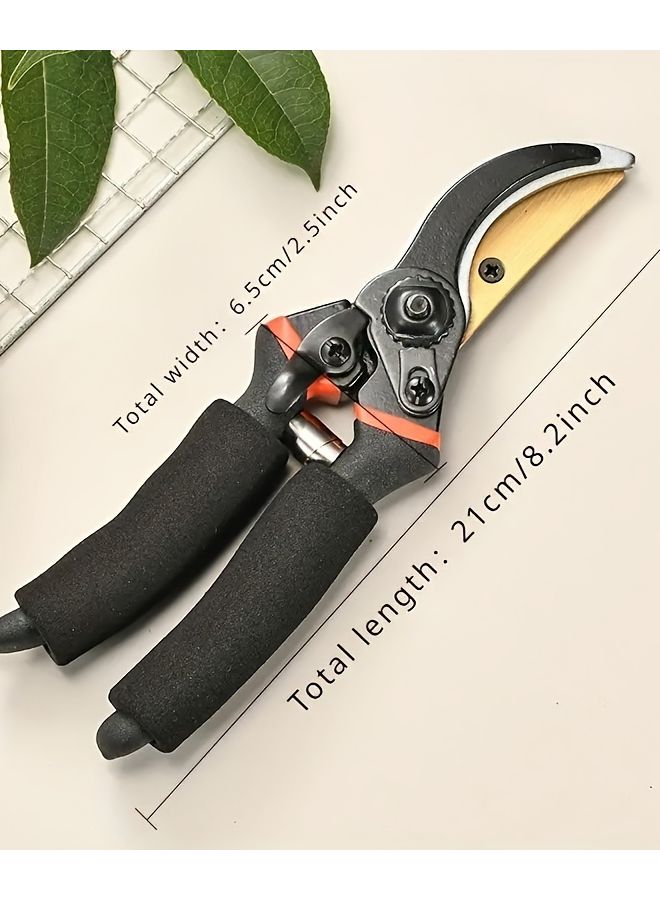 2pcs SK5 Steel Branch Scissors Heavy Duty Garden Pruning Shears Comfortable Grip - Image 4