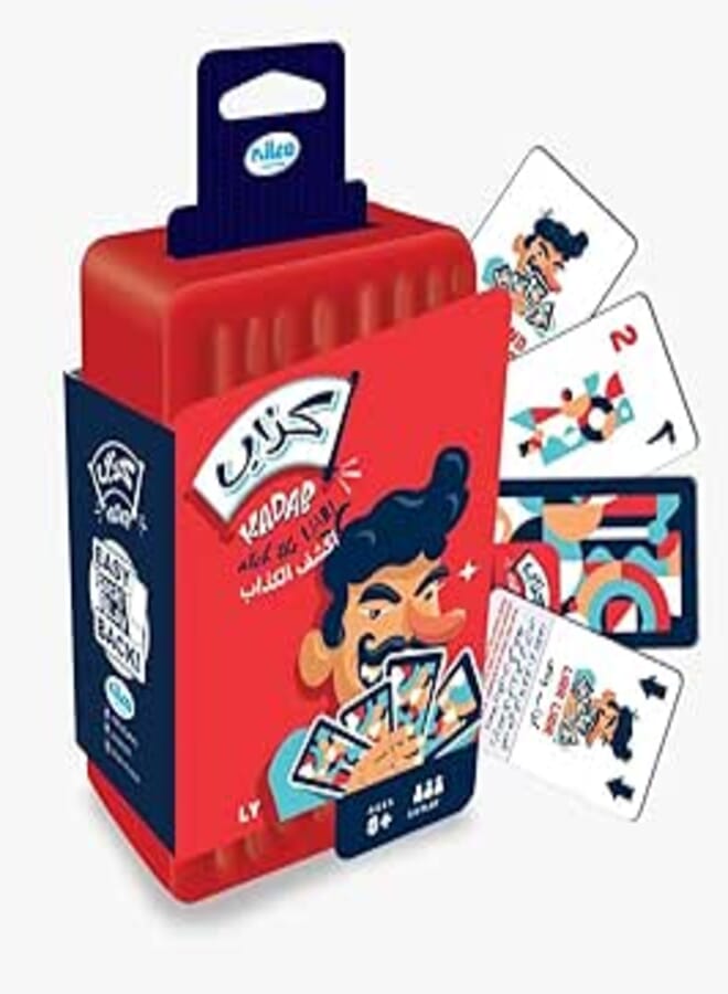 Nilco Kadab Card Game with Plastic Box, Multicolour