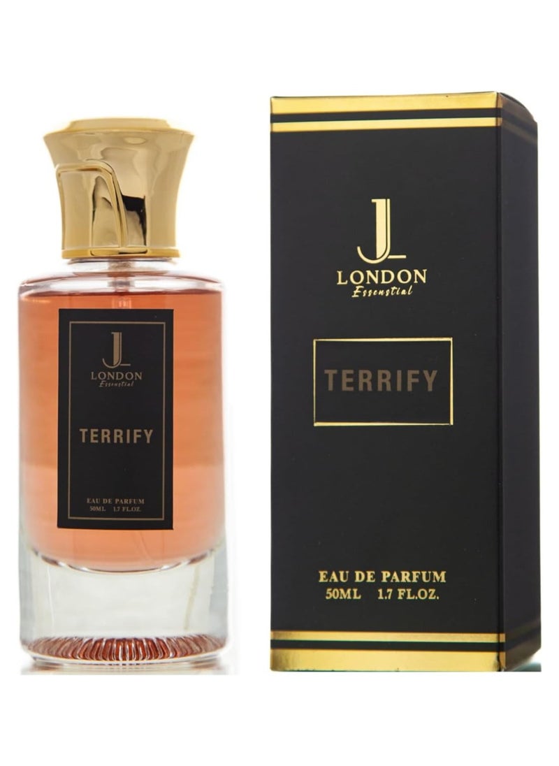 JAN LONDON JAN LONDON ESSENTIAL - TERRIFY EDP Perfume For Men And Women Long Lasting Unisex Fragrance Inspired Perfumes for Ladies & Gents 50ml  - Image 3