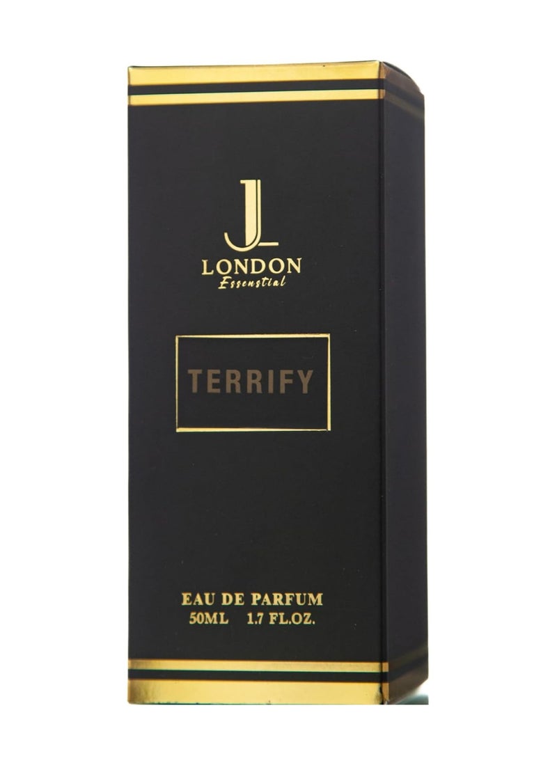 JAN LONDON JAN LONDON ESSENTIAL - TERRIFY EDP Perfume For Men And Women Long Lasting Unisex Fragrance Inspired Perfumes for Ladies & Gents 50ml  - Image 2