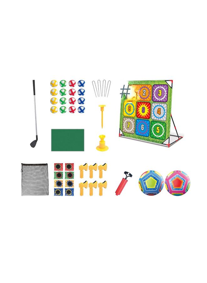 الأزرق جي دبليو <منتج جديد> 4 في 1 رميات لعبة رمية في الهواء الطلق - Image 4