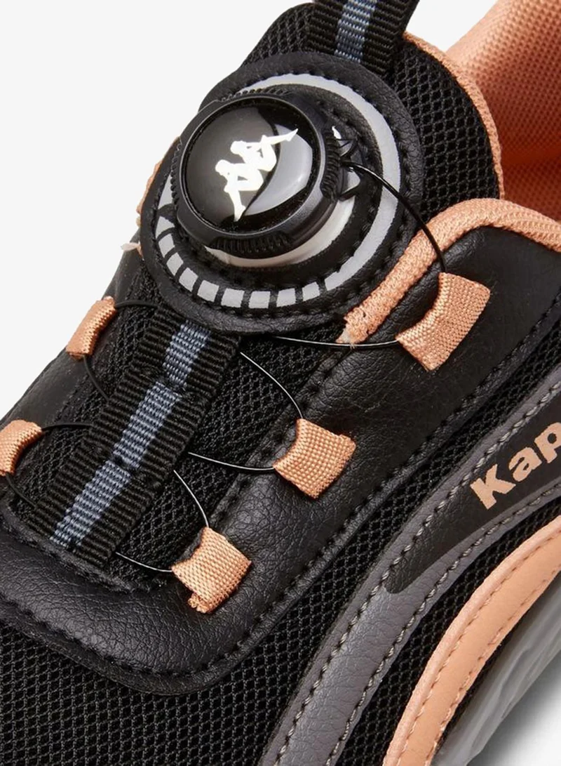 Kappa BLACK Girls Hook & Loop School Walking Shoes for Women | Best Price UAE