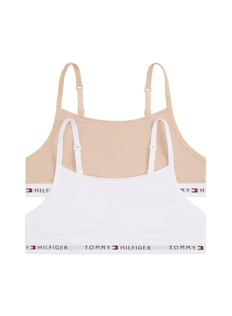 TOMMY HILFIGER 2-Pack Logo Underband Non-Wired Bralettes