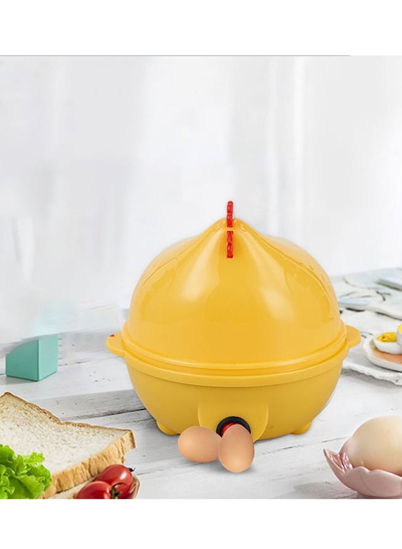 Wtrtr طباخ دجاج كهربائي وعاء تسخين مغلق تلقائيًا بسعة 7 بيضات وقياس الماء أجهزة المطبخ - Image 3