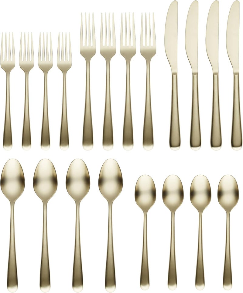 Cambridge 514720CKW12R Rafael Champagne Flatware 20Piece Set - Image 2