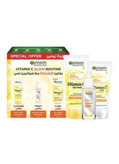 SkinActive Fast Bright Vitamin C Glow Routine Kit