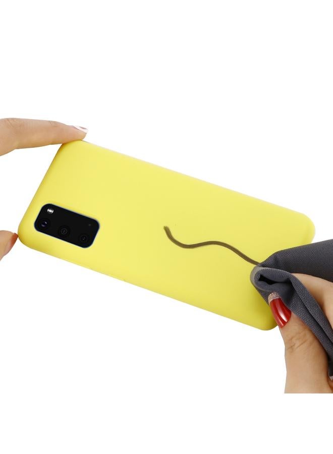 erorex Case For Galaxy S20 Solid Color Liquid Silicone Shockproof Full Coverage Protective Case - Image 4