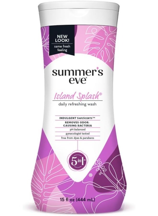 Summer's Eve Island Splash Cleansing Wash By Summers For Women - 15 Fl Oz Cleanser - Image 1