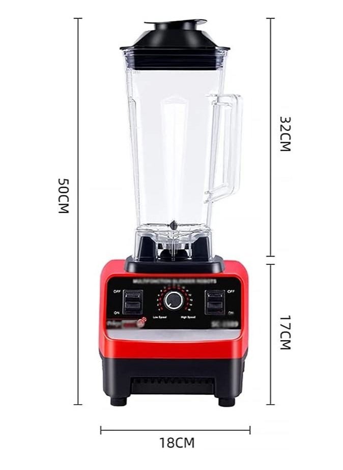 SILVER CREST 2.5L 4500W BPA Free Professional Heavy Duty Commercial Timer Blender Mixer Juicer Food Processor Smoothies Ice Crusher Kitchen  - Image 2