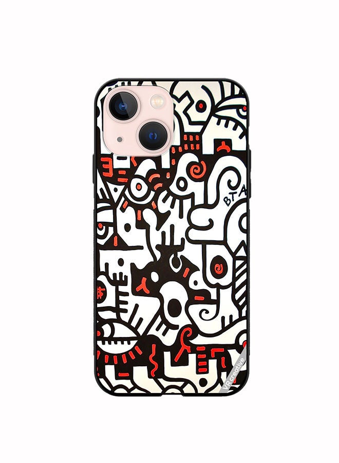 VR CREATIVE Protective Case Cover For Apple iPhone 14 Plus Bta Abstract Design Multicolour - Image 1