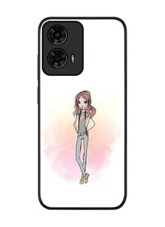 For Motorola Moto G24 / G24 Power Case,Slim fit Camera Protection, Shockproof Thin Phone cover - Girl Next Door