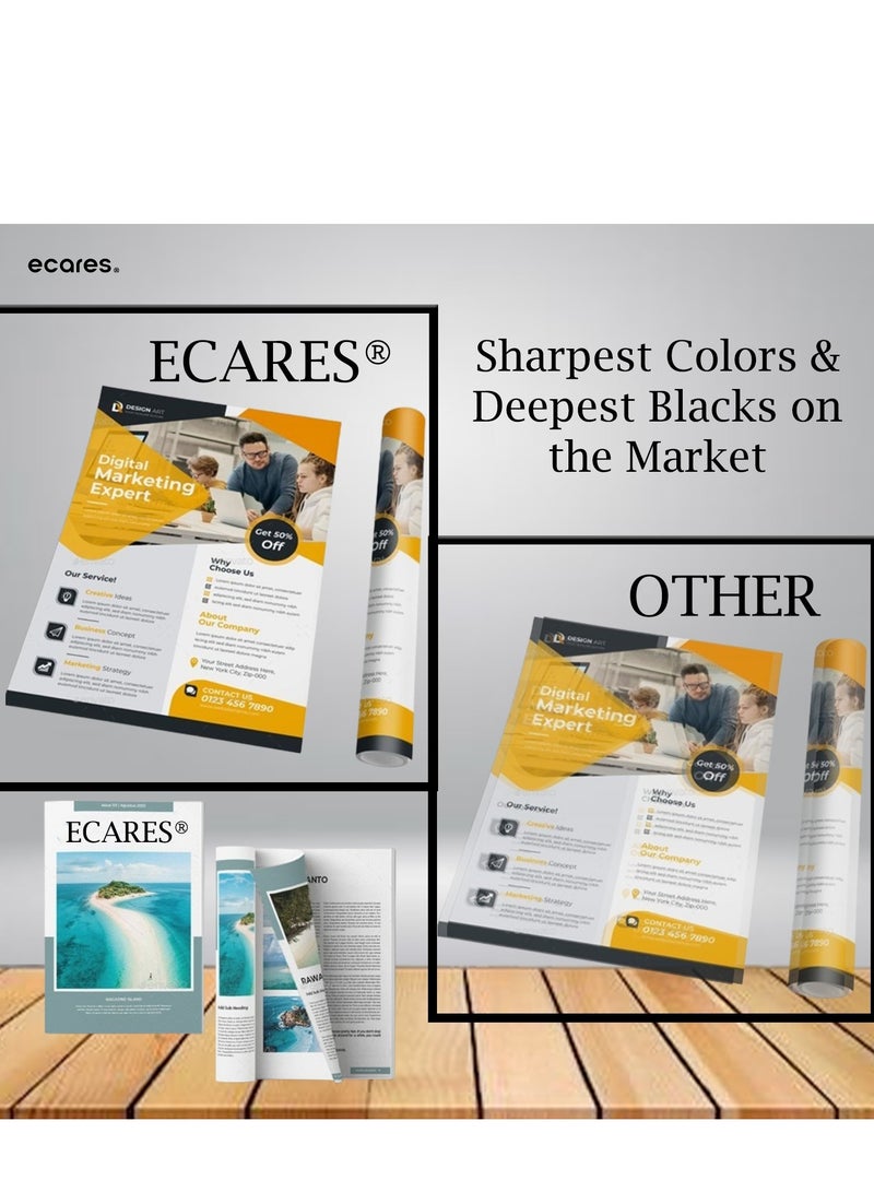 ECARES® 312A CF381A Compatible Toner Cartridge  CF381A  Work for HP Color laserJet Pro M476 M476dn MFP M476dw MFP M476dnw (Cyan) - Image 2