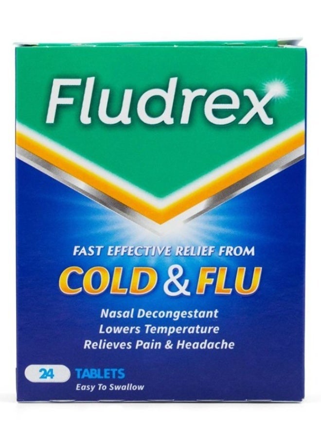 Fludrex Cold & Flu Tablets 24