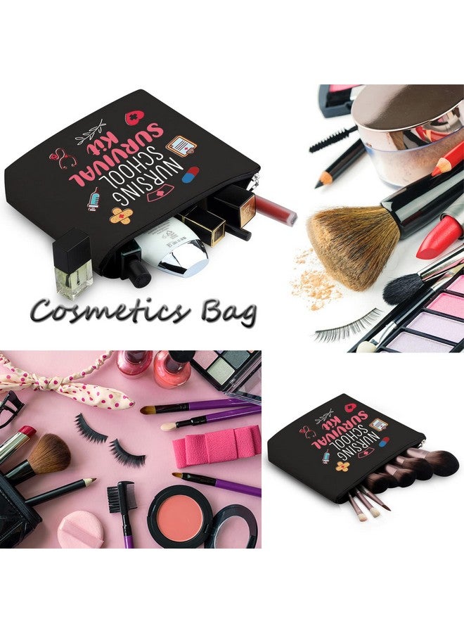 WCGXKO Nurse Gift Nurse Cosmetics Gift Nursing School Survival kit Gift for RN CNA LPV BSN LVP (NURSING SCHOOL black) - Image 3