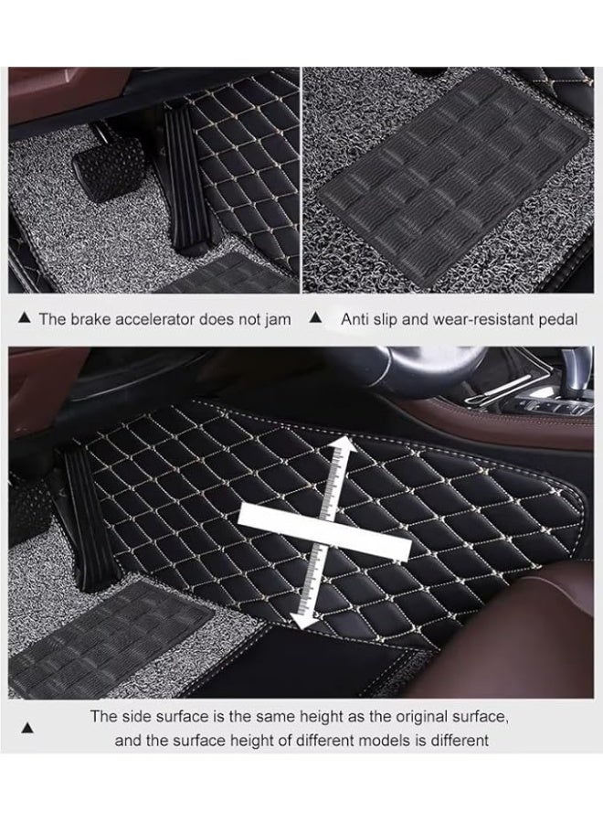 Premium Leather 9D Car Floor Mats – Dual Layer, Waterproof & Dirt-Proof – Full Coverage Protection - Image 3