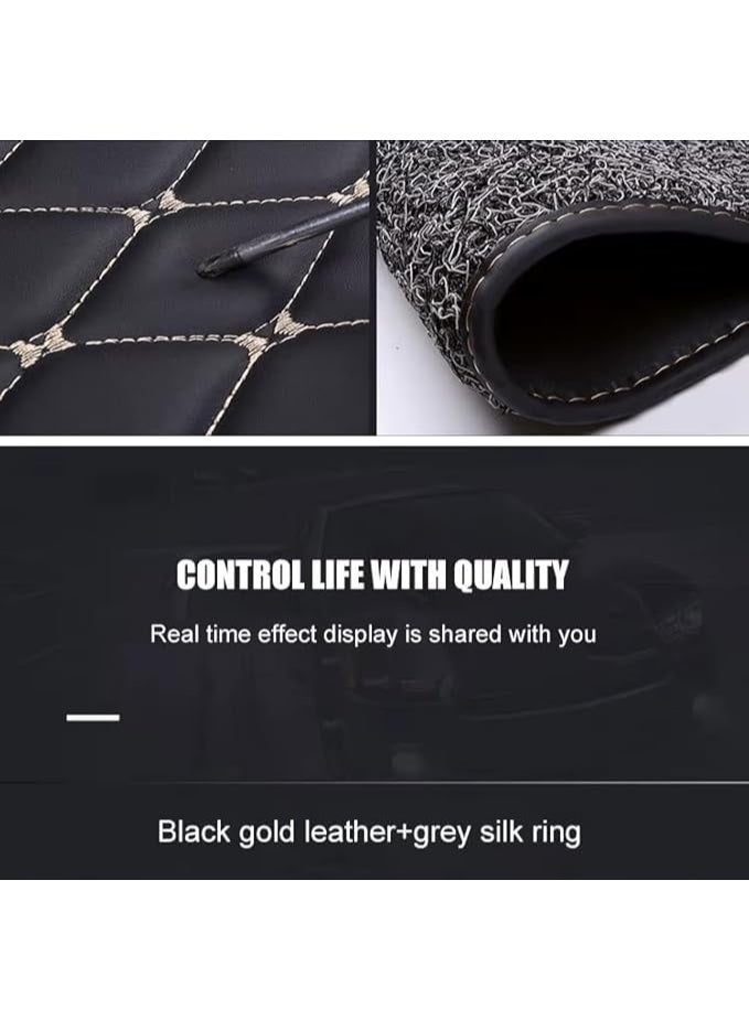 Premium Leather 9D Car Floor Mats – Dual Layer, Waterproof & Dirt-Proof – Full Coverage Protection - Image 4