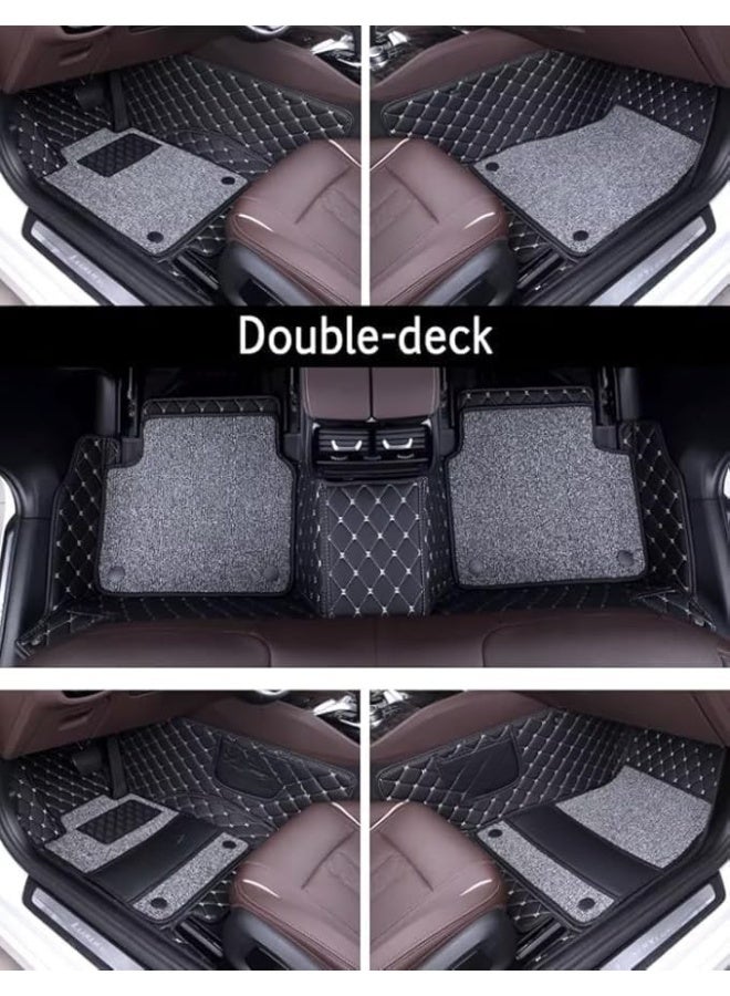 Premium Leather 9D Car Floor Mats – Dual Layer, Waterproof & Dirt-Proof – Full Coverage Protection - Image 5