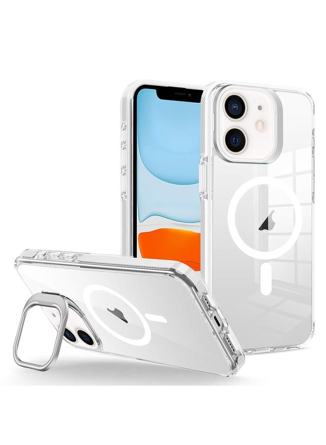 إيروريكس جراب لهاتف iPhone 11 J2 عالي الشفافية مع حامل إطار مغناطيسي من MagSafe - Image 1