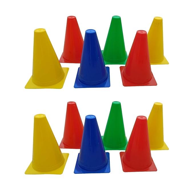 CRAZX 6 Inch Cone Marker Set (Pack of 6, 12, 18, 24, 30, 36, 42, 48) (6) - Image 3