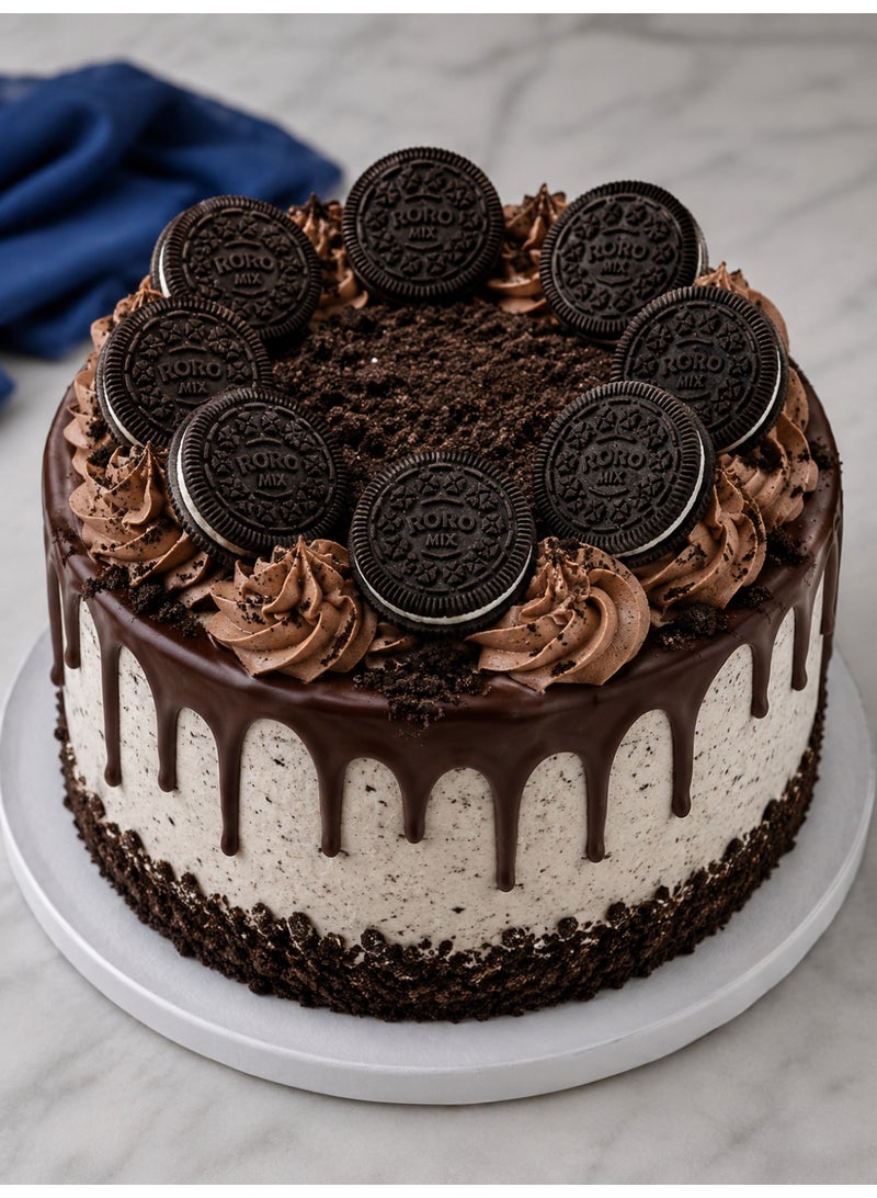 Happymixx رورو ميكس سطل بسكويت كاكاو عائلي ضخم محشو بكريمة الفانيليا الناعمة - وزن صافي 1.5 كجم - من إنتاج هابي مكس للصناعات الغذائية - بسكويت مقرمش بجودة فاخرة للضيافة والتحلية والاستخدام المنزلي - Image 5