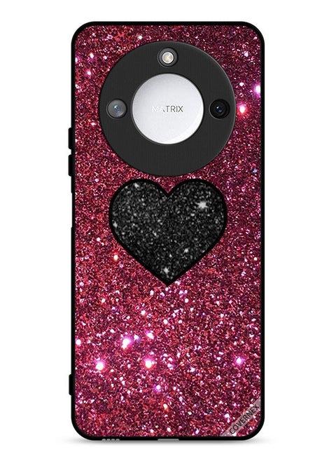 Honor X9c Smart 5G Protective Case Cover Heart In Glitters