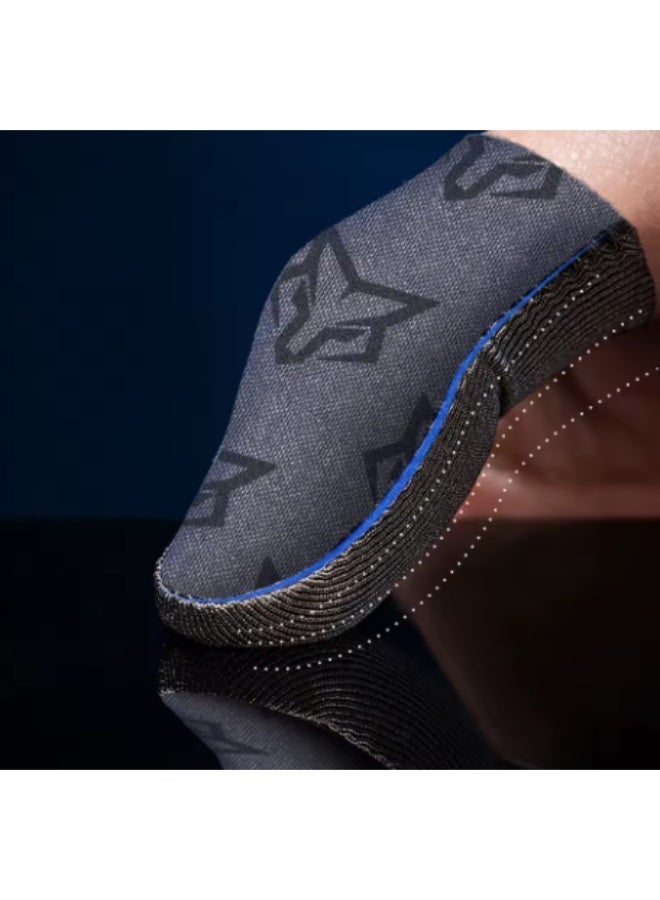 Sarafox C1 Original (4 fingers) Sliver-cloth PUBG and gaming Sensitive thin washable Mobile Gaming Finger Sleeve Finger Gloves - Image 5