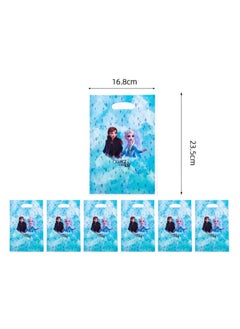 Remy Belle 180 pcs Frozen Theme Princess Anna Elsa Party Disposable Tableware, Party Supplies, Kids Favor Happy Birthday Decoration Props, Baby shower tableware kit with plates, forks, knifes 16 items for Girls  - Image 4