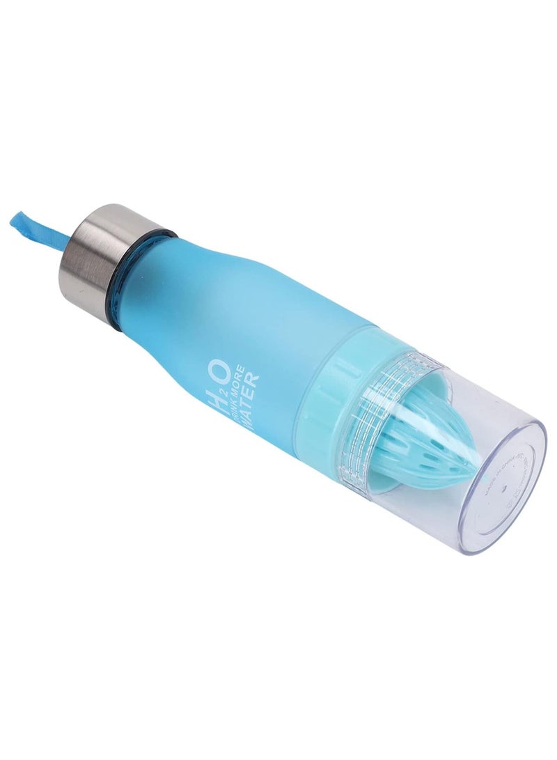 H2O Water Bottles 650ml Lemon Juice Water Bottle Fruit Infuser Drinkware Sport Shaker Cute Water Drinking Bottles BPA Free Waterbottle Sports Water Bottle - Image 2