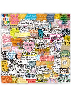 HS 100 PCS Inspirational Words Stickers For Motivational Quote Stickers ...