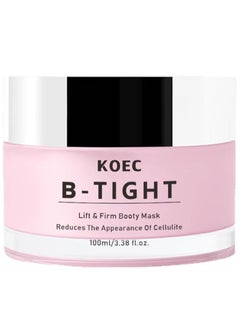 KOEC B-TIGHT Cellulite Removal Cream - Lift and Firm Booty Mask,Anti Cellulite Skin Firming Treatment for Butt and Thighs,Lifts and Firms,Reduces The Appearance Of Cellulite 3.38 fl.oz./100ml  - Image 1