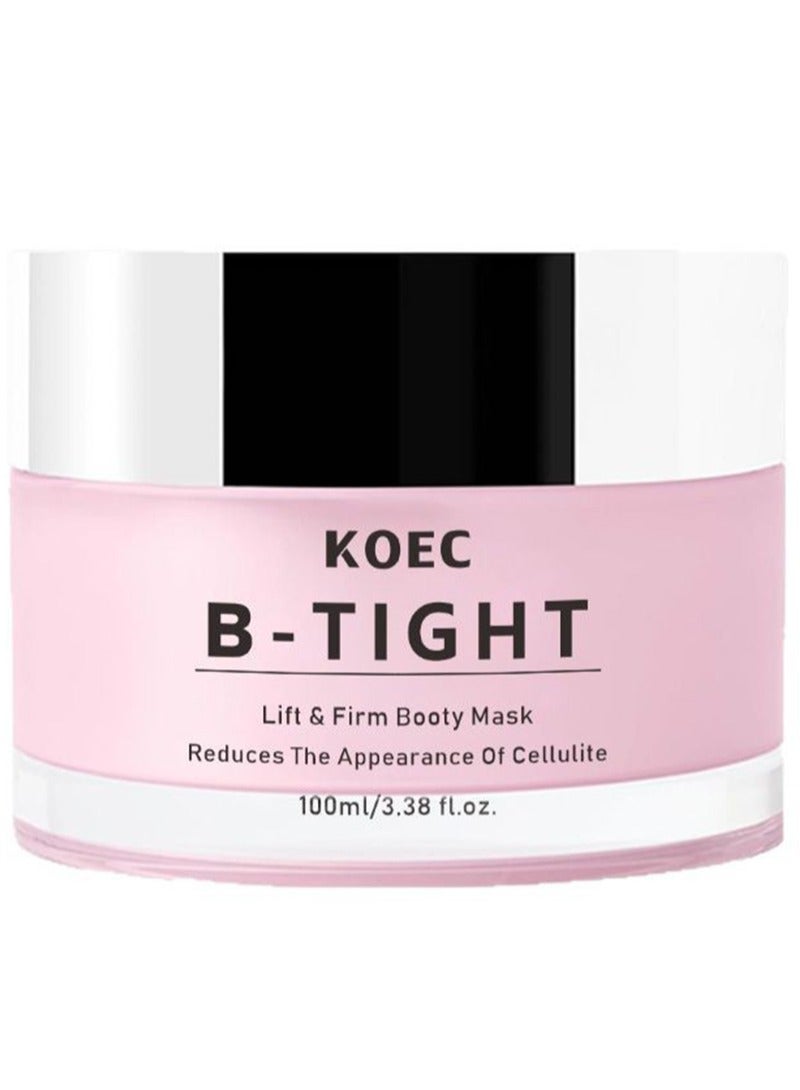 ك أو إي سي كريم إزالة السيلوليت من بي-تايت - قناع رفع وشد المؤخرة، علاج مضاد للسيلوليت لشد البشرة للأرداف والفخذين، يرفع ويشد، يقلل من ظهور السيلوليت 100 مل/3.38 أونصة سائلة - Image 1