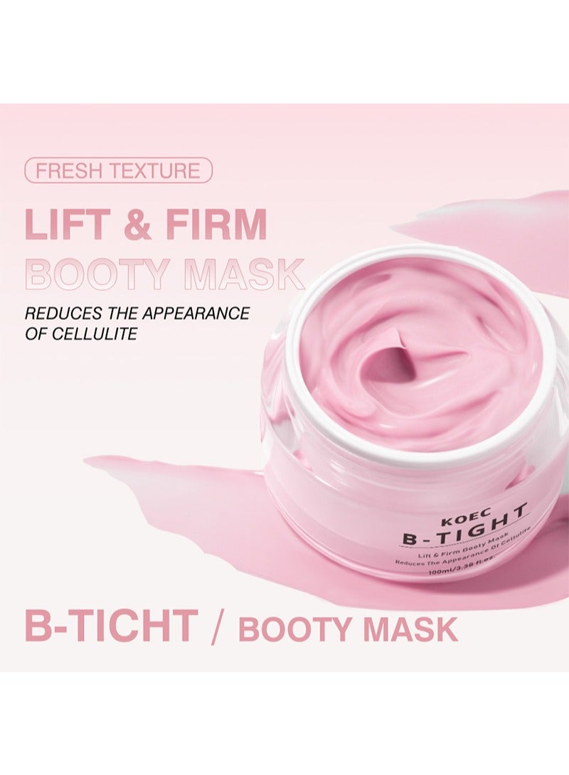 ك أو إي سي كريم إزالة السيلوليت من بي-تايت - قناع رفع وشد المؤخرة، علاج مضاد للسيلوليت لشد البشرة للأرداف والفخذين، يرفع ويشد، يقلل من ظهور السيلوليت 100 مل/3.38 أونصة سائلة - Image 3