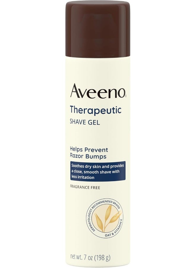 Aveeno Therapeutic Shave Gel with Oat and Vitamin E to Help Prevent Razor Bumps - Image 1